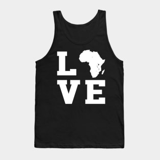 Love Black Pride Africa Black Lives Matter Tank Top